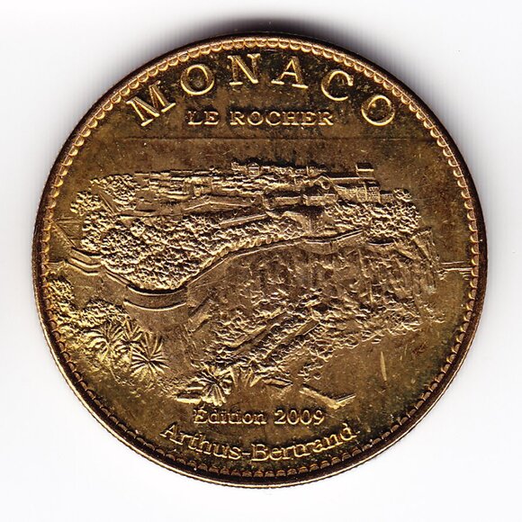 2009 Monaco Le Rocher Medal (b30) - Picture 1 of 2